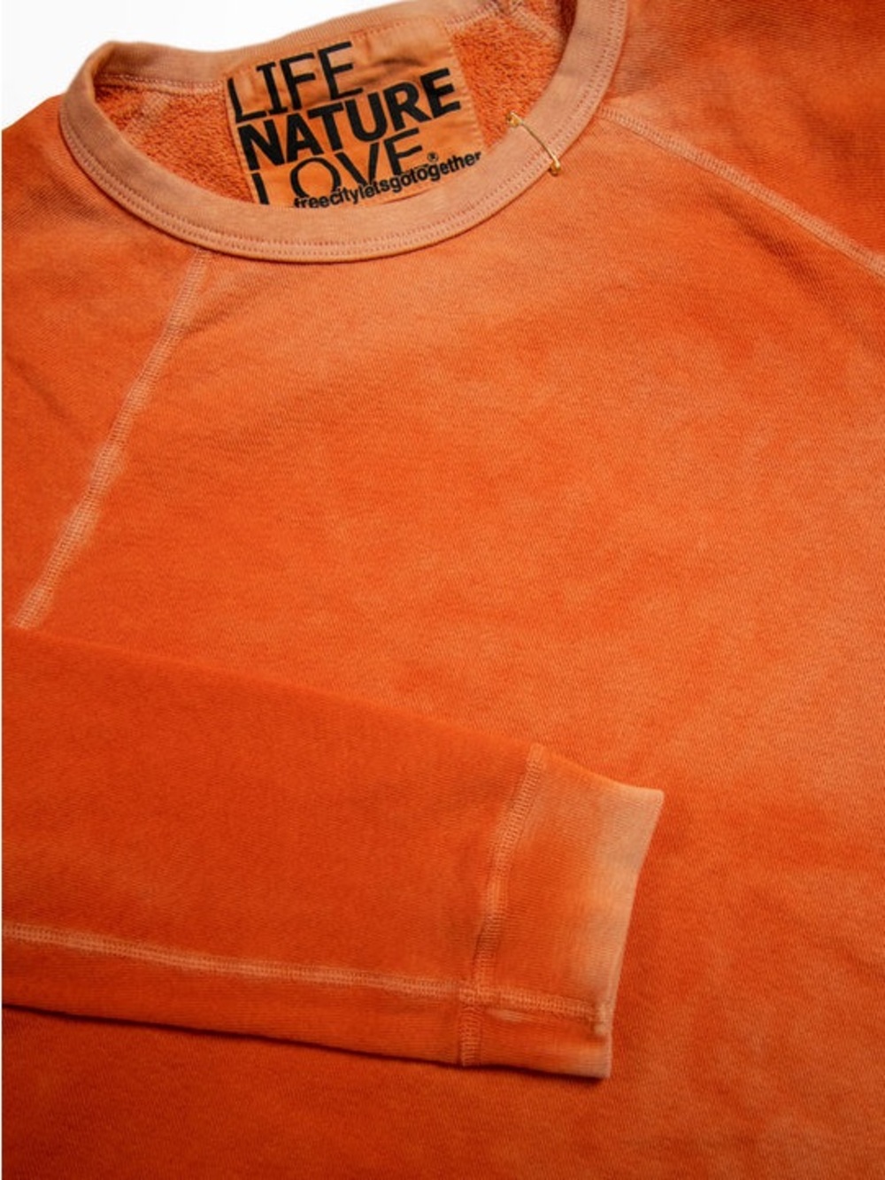 Free City Lucky Rabbit Orangemachine Sweatshirt - Size M - EUC
